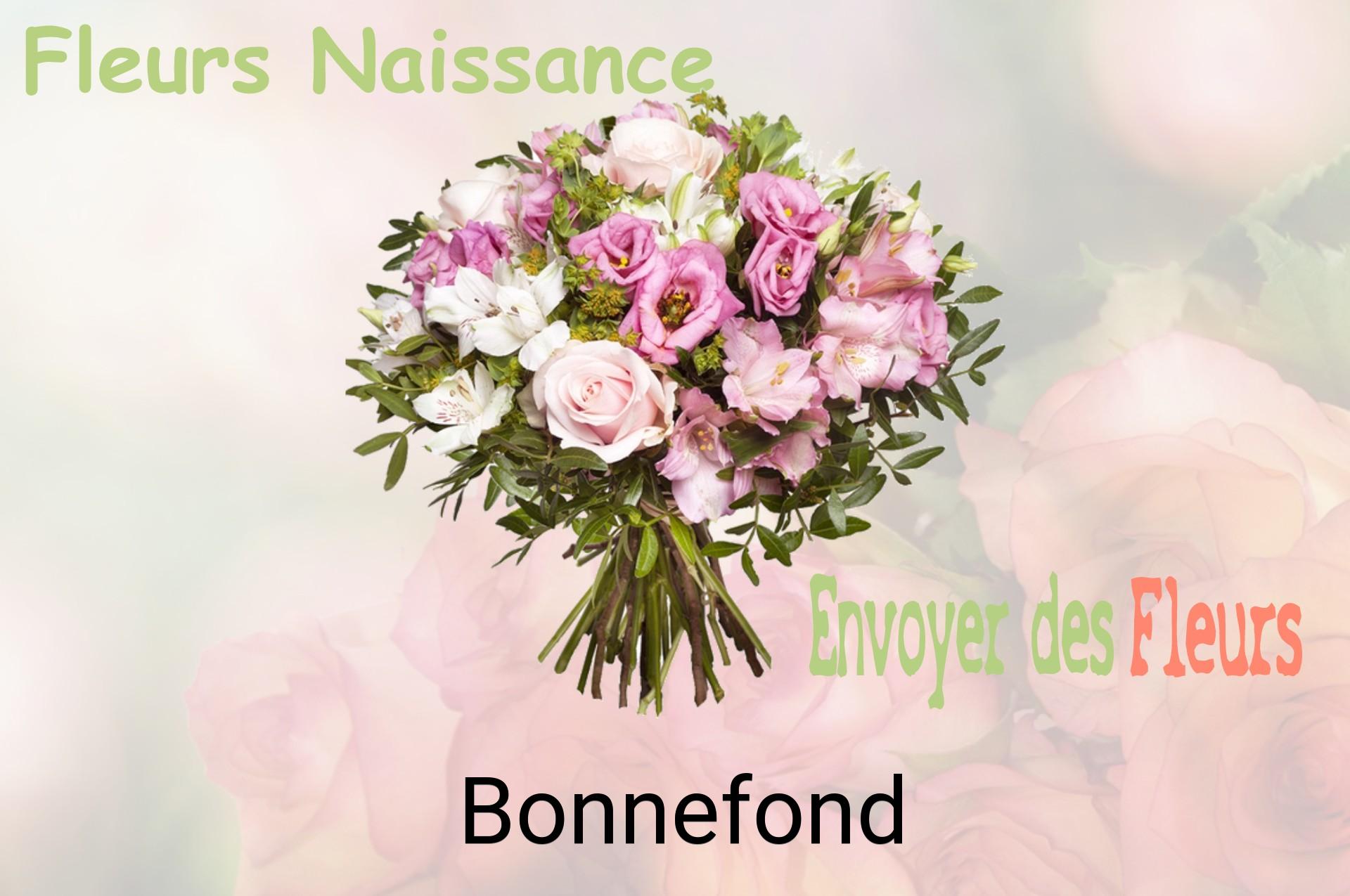 Bouquet de fleurs de naissance livré à Bonnefond